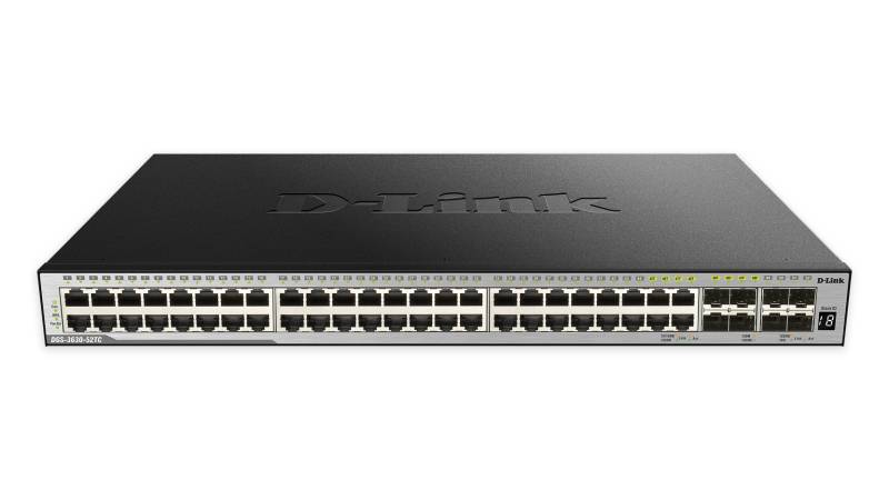 Rca Informatique - image du produit : 52-PORT GIGABIT STACK SWITCH (SI) LAYER 3