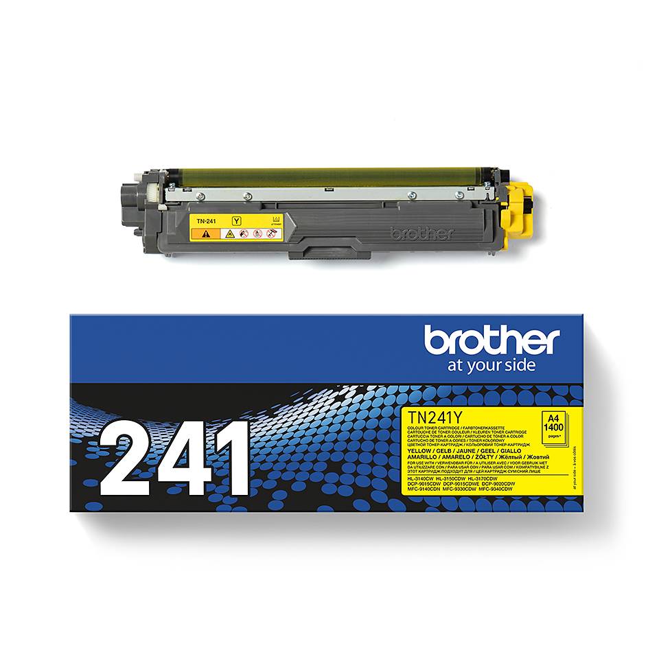 Rca Informatique - image du produit : TN-241Y TONER JAUNE 1400 PG F/HL3140/3150/3170 MFC9140CDN