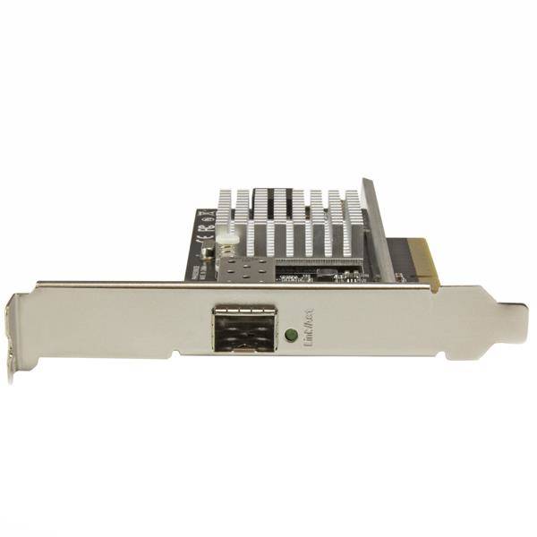 Rca Informatique - image du produit : CARTE RESEAU PCIE 1 PORT FIBRE OPTIQUE 10 GBE - SFP+ OUVERT