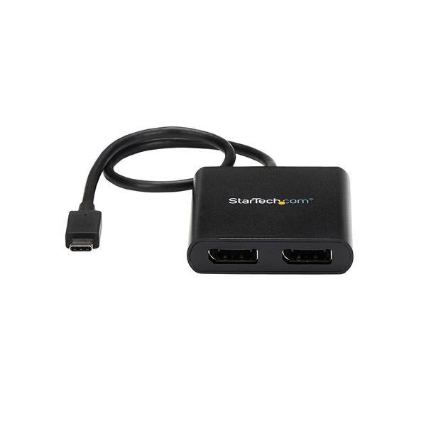 Rca Informatique - image du produit : HUB MST USB TYPE-C VERS 2X DP - USB-C VERS 2 PORTS DISPLAYPORT