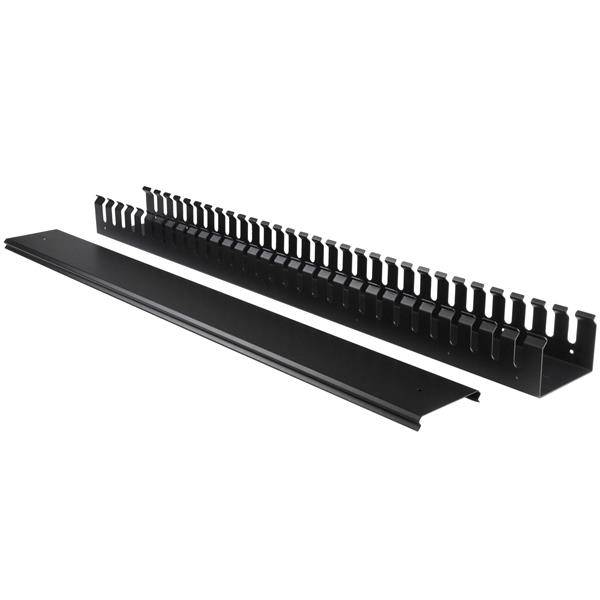 Rca Informatique - image du produit : VERTICAL CABLE MANAGEMENT PANEL 3 FOOT RACKMOUNT CABLE ORGANIZER