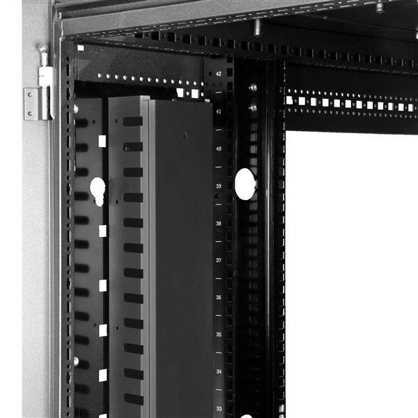 Rca Informatique - image du produit : VERTICAL CABLE MANAGEMENT PANEL 3 FOOT RACKMOUNT CABLE ORGANIZER