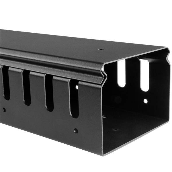 Rca Informatique - image du produit : VERTICAL CABLE MANAGEMENT PANEL 3 FOOT RACKMOUNT CABLE ORGANIZER