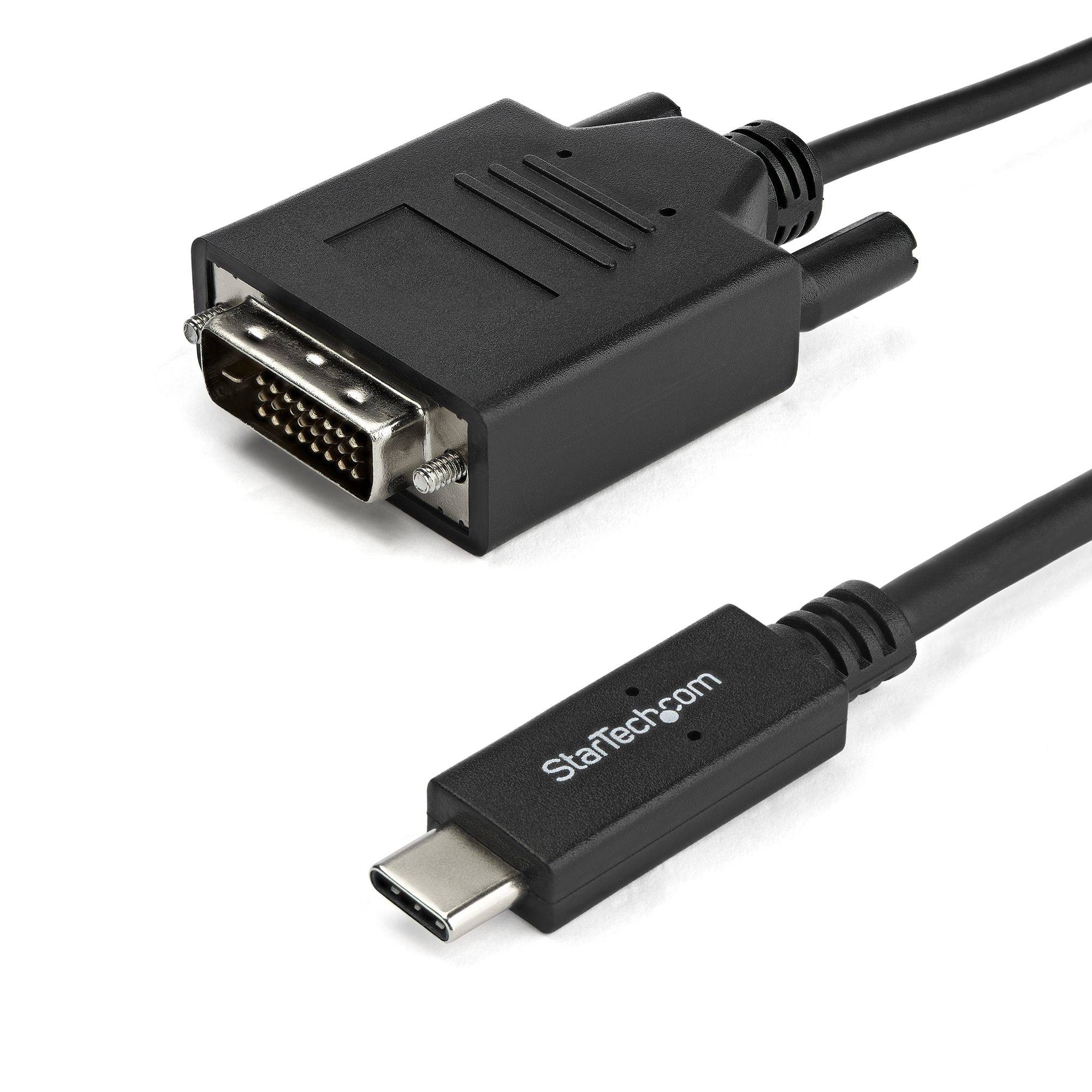 Rca Informatique - image du produit : CABLE ADAPTATEUR USB TYPE-C VERS DVI-D DE 1 M - 2560X1600