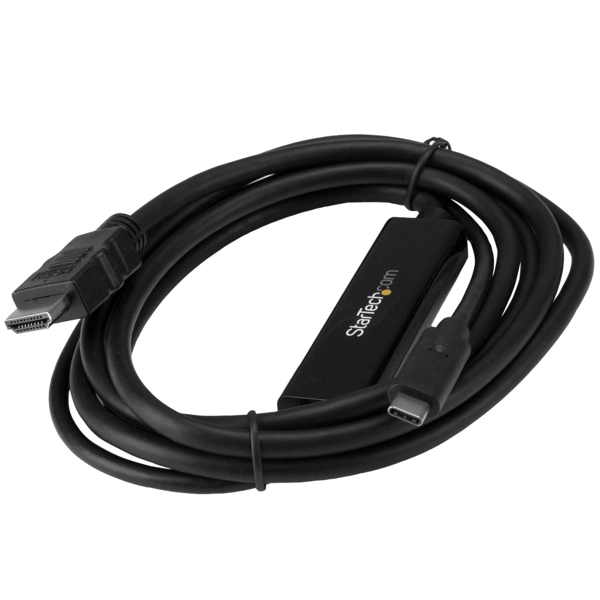 Rca Informatique - image du produit : CABLE ADAPTATEUR USB TYPE-C VERS HDMI DE 2 M - 4K 30 HZ