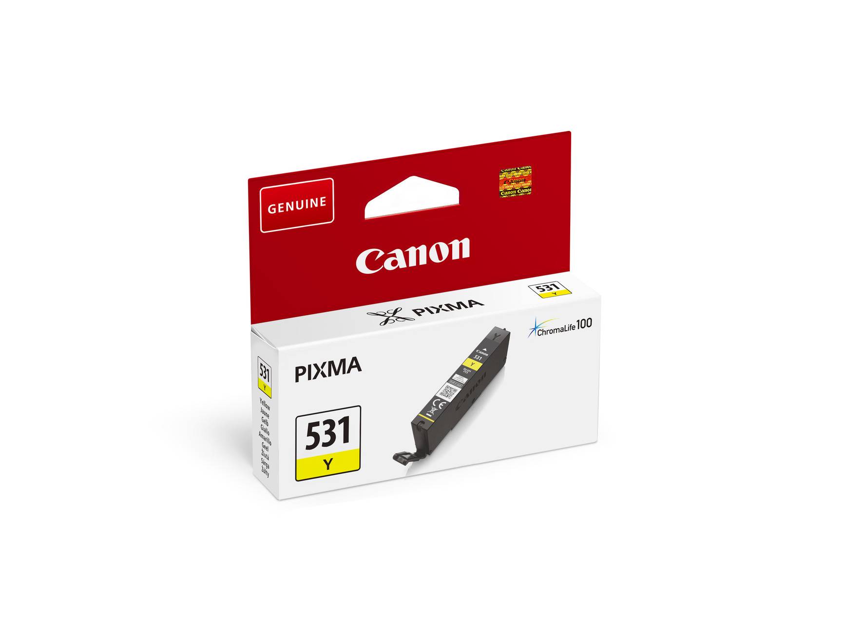 Rca Informatique - image du produit : CLI-531 Y EUR YELLOW INK TANK