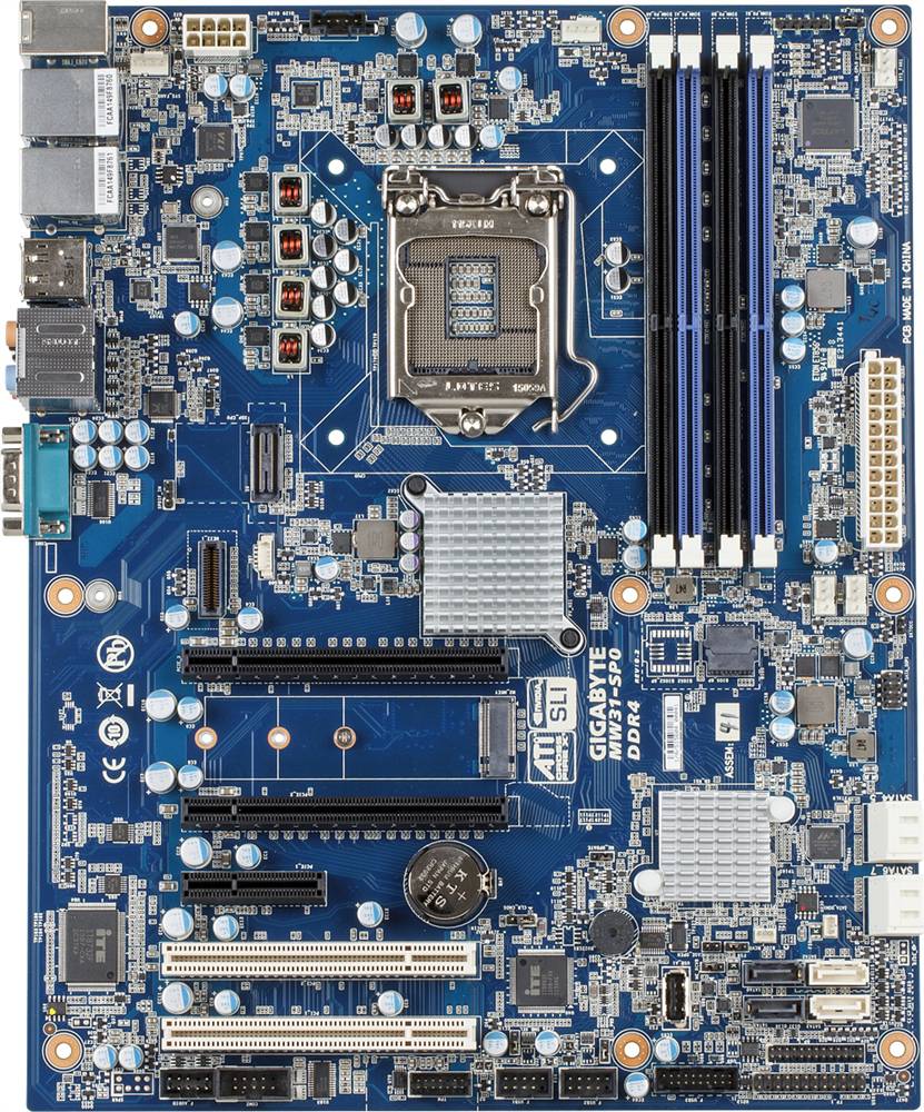 Rca Informatique - image du produit : INTEL MB MW31-SP0 1XLGA1151 4XDIMM 2XGBE LAN 8XSATA3 6XPCIE3