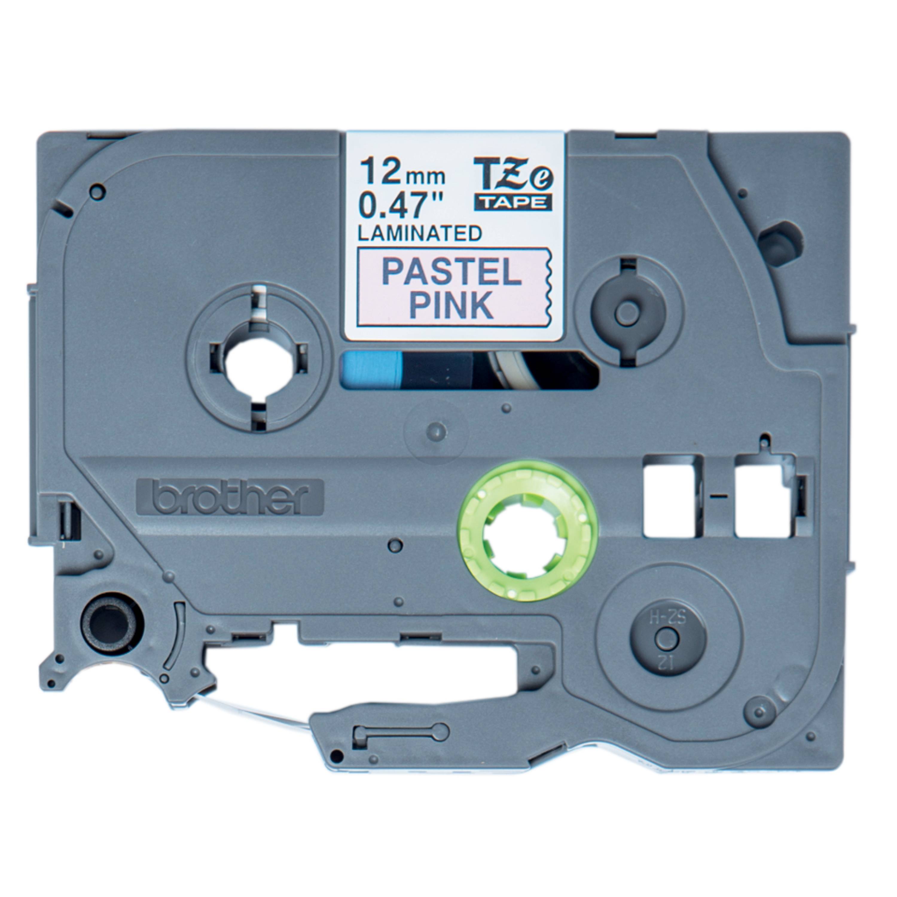 Rca Informatique - image du produit : TZE-MQE31 LAMINATED TAPE 12MM PASTEL PINK BLACK