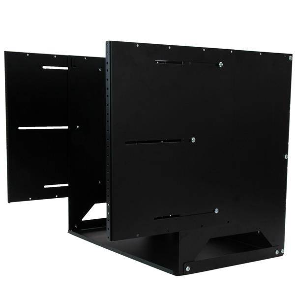 Rca Informatique - image du produit : RACK DE SERVEUR MURAL 8U AVEC ETAGERE INTEGREE - SUPPORT MURAL