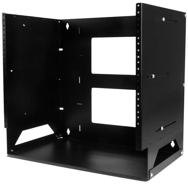 Rca Informatique - image du produit : RACK DE SERVEUR MURAL 8U AVEC ETAGERE INTEGREE - SUPPORT MURAL