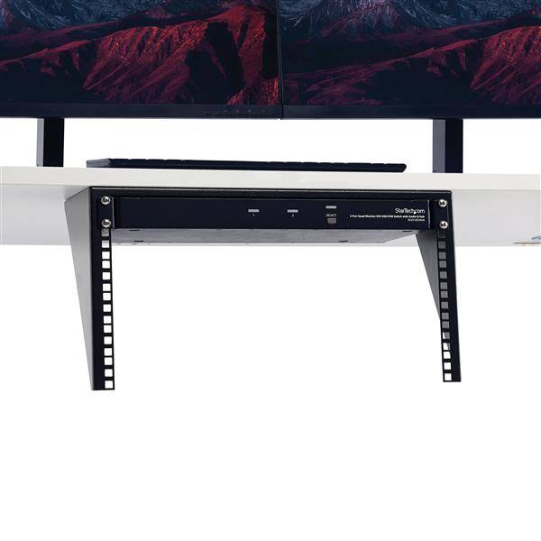 Rca Informatique - image du produit : 6U VERTICAL WALL-MOUNT BRACKET STEEL LOW-PROFILE WALL-BRACKET