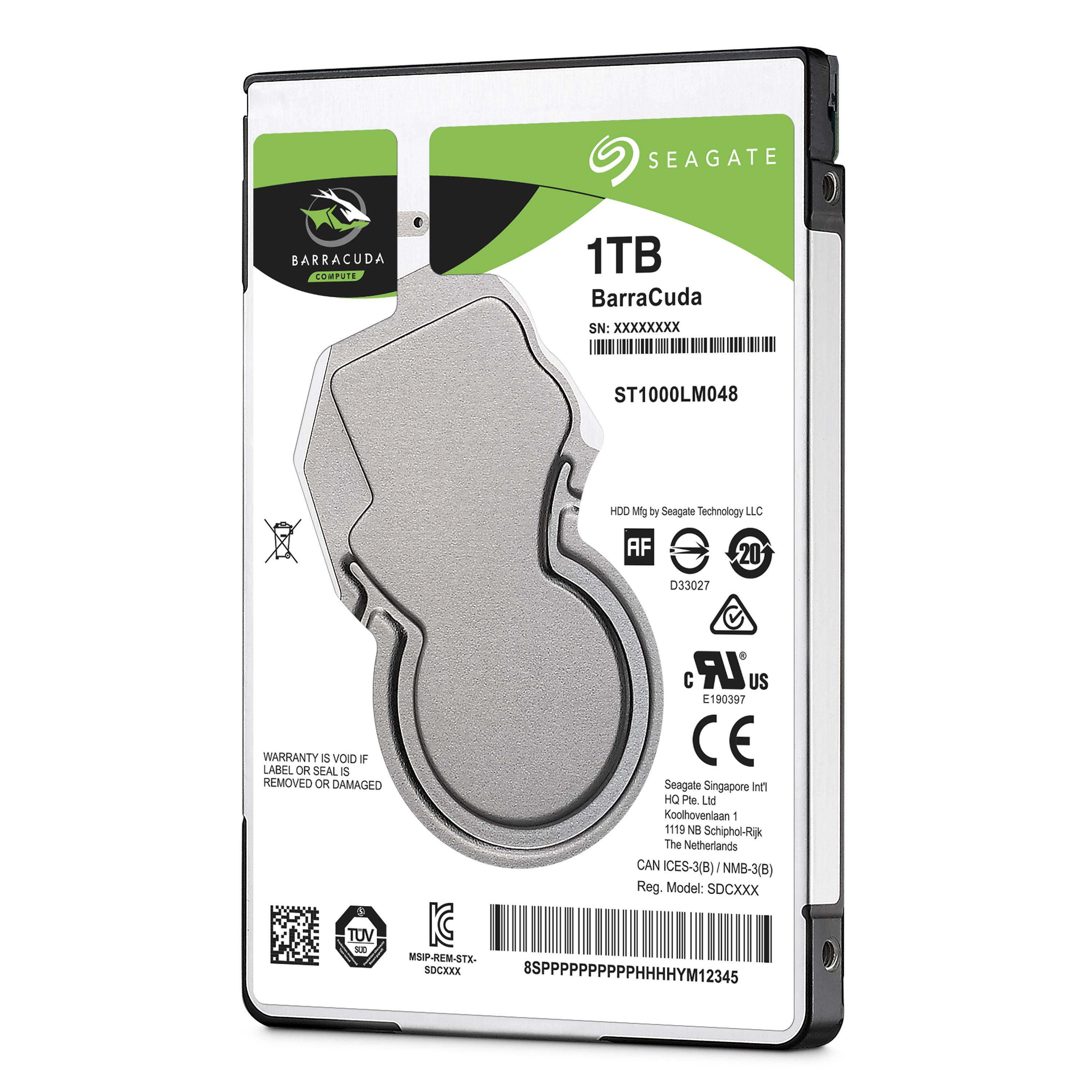 Rca Informatique - image du produit : BARRACUDA 2.5IN 1TB SATA 2.5IN 5400RPM 6GB/S 128MB 7MM