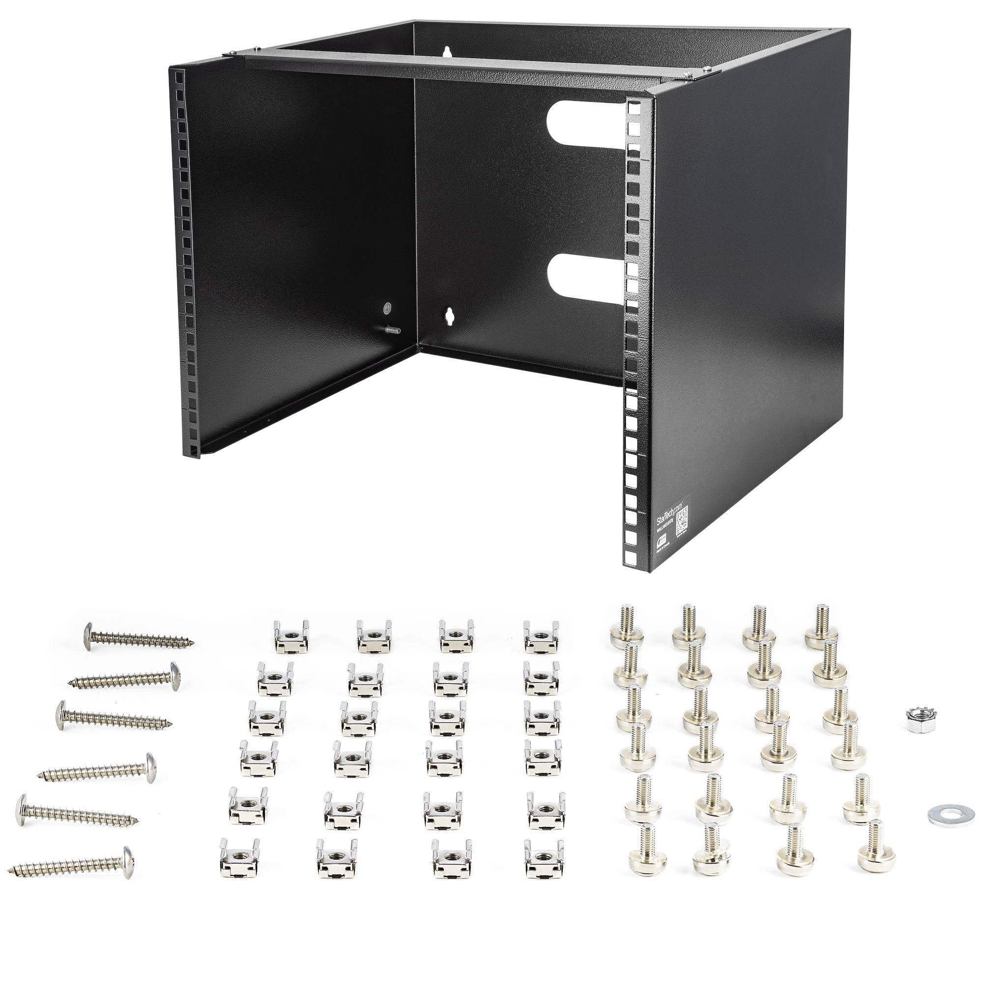 Rca Informatique - image du produit : 8U WALL-MOUNT RACK-30CM DEEP EQUIPMENT - NETWORK RACK - 8U