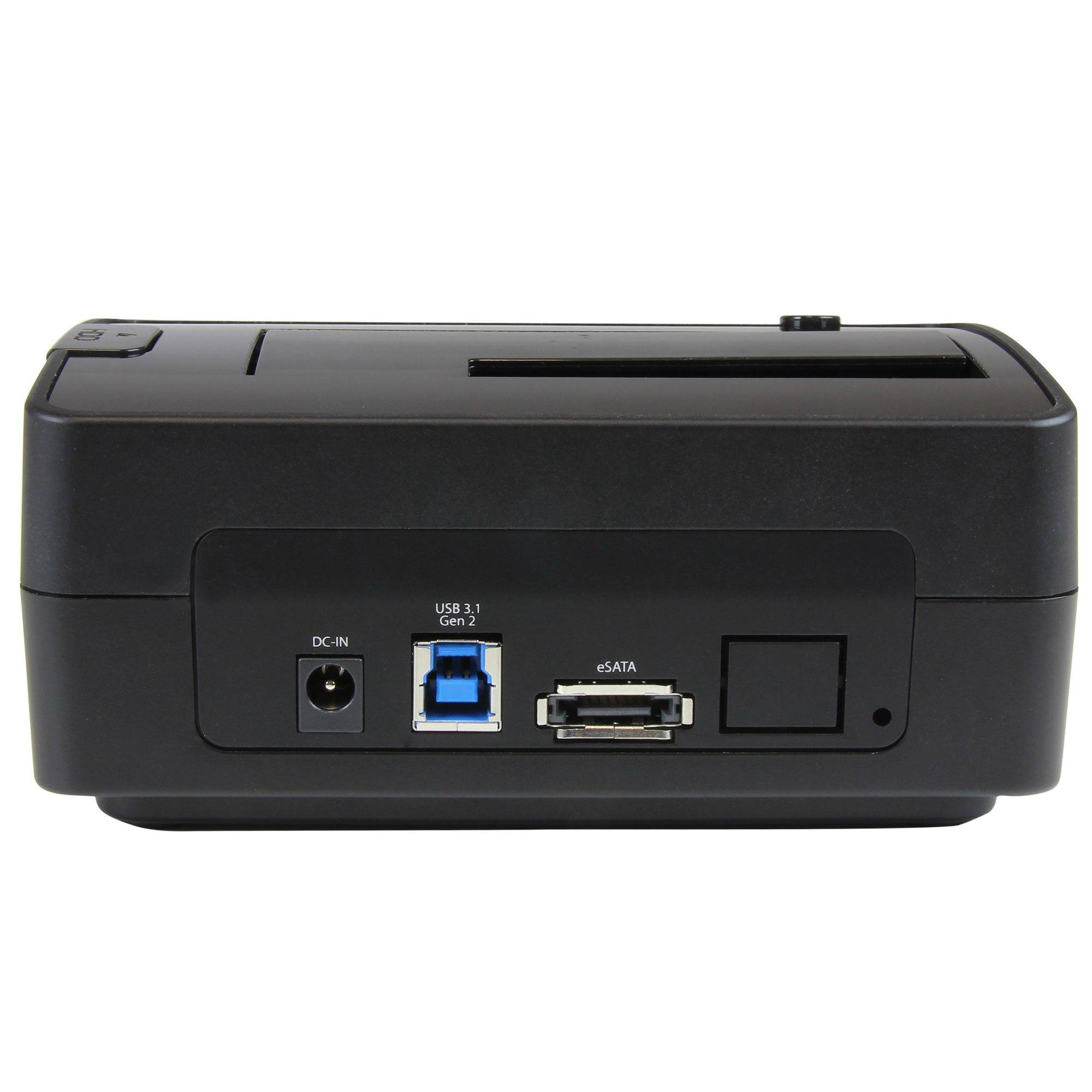 Rca Informatique - image du produit : STATION DACCUEIL USB 3.1/ESATA POUR HDD / SSD SATA 25/35