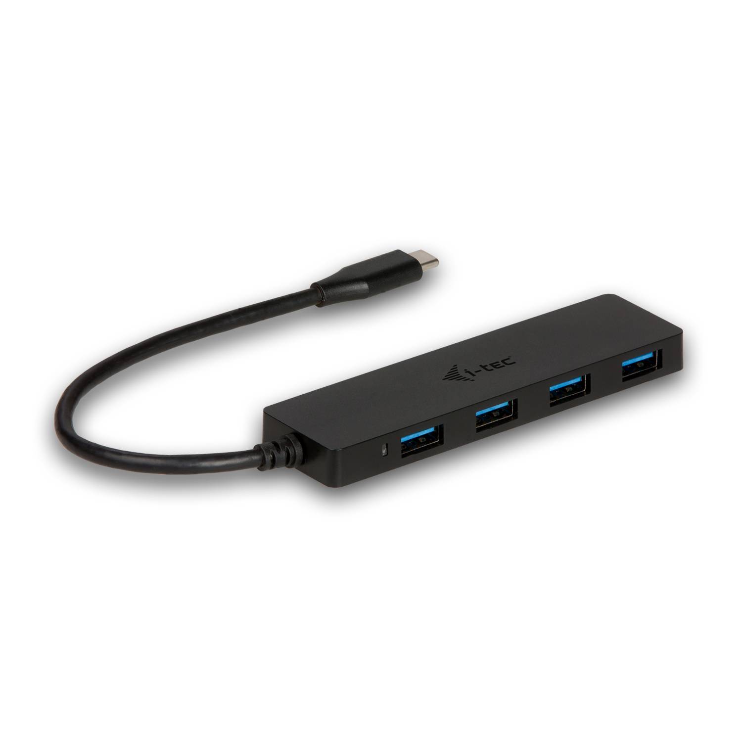 Rca Informatique - image du produit : I-TEC USB-C SLIM PASSIVE HUB 4P NO PS WIN AND MAC OS BLACK