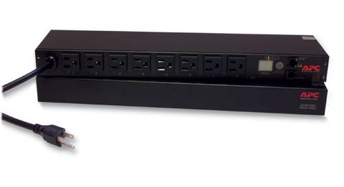 Rca Informatique - Image du produit : RACK PDU SWITCHED 1U 15A 100/120V (8)5-15