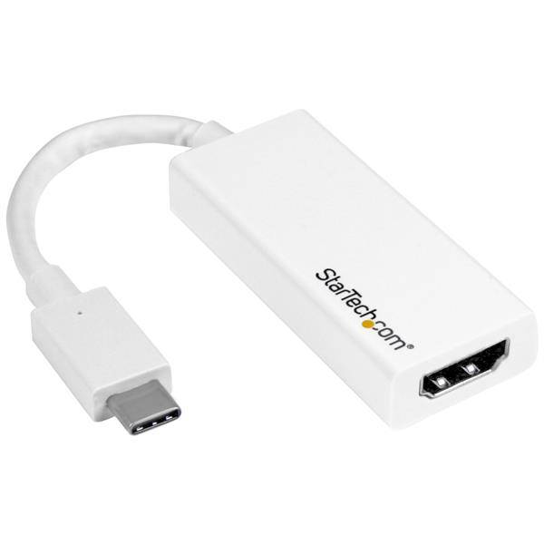 Rca Informatique - Image du produit : ADAPTATEUR USB-C VERS HDMI - 4K 60 HZ - BLANC