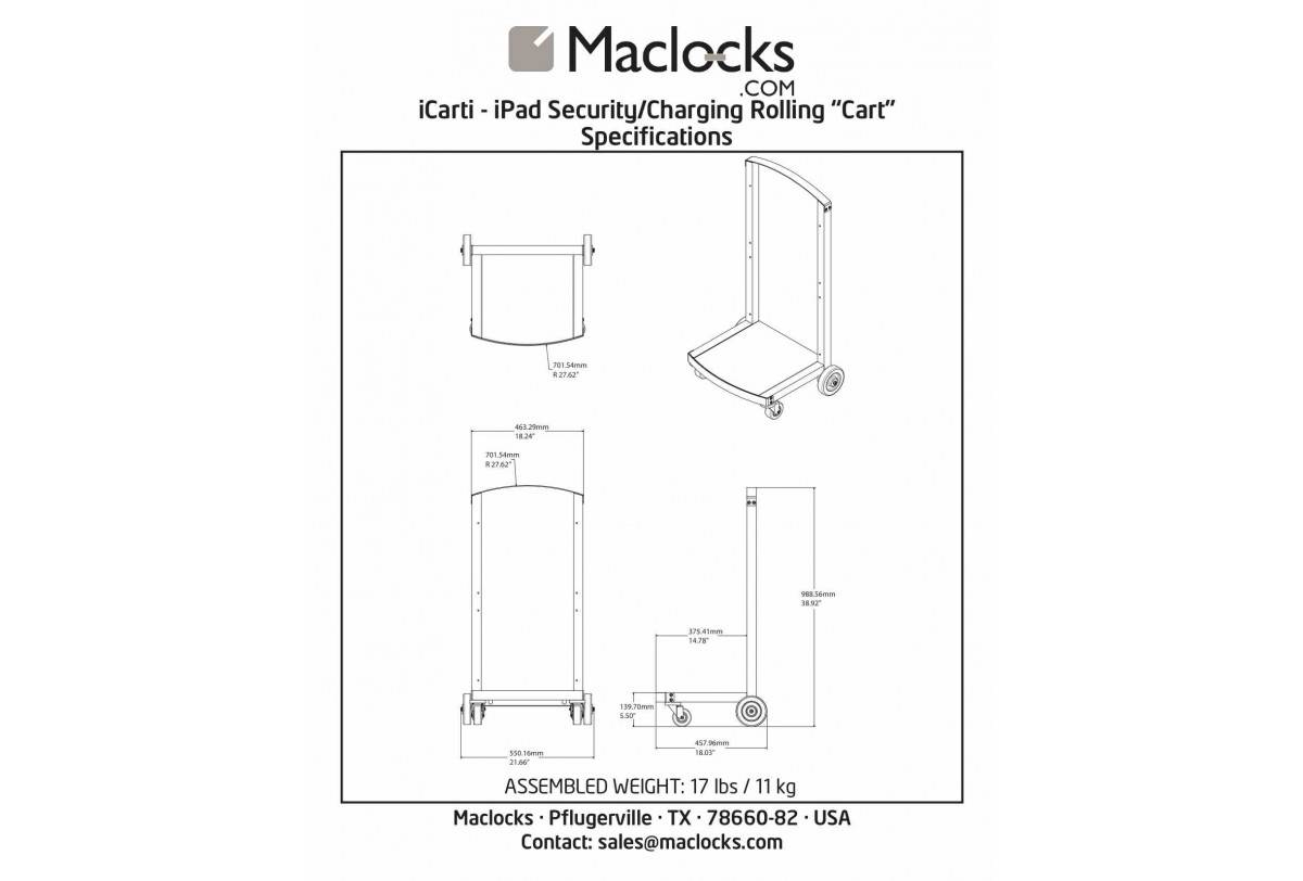 Rca Informatique - image du produit : CARTIPAD 16DEV CHARGING CABINET SILVER UK