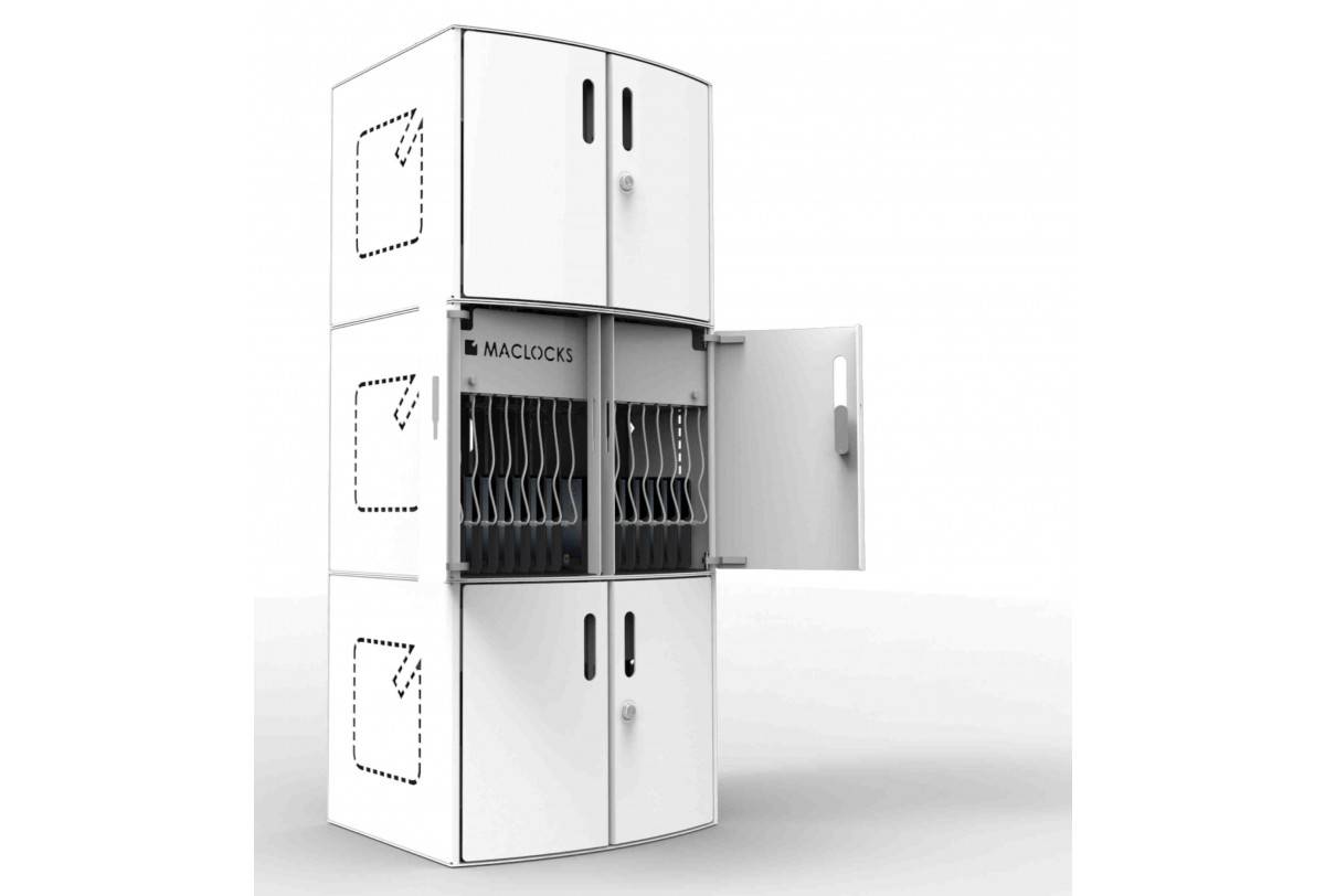 Rca Informatique - image du produit : CARTIPAD 16DEV CHARGING CABINET SILVER UK