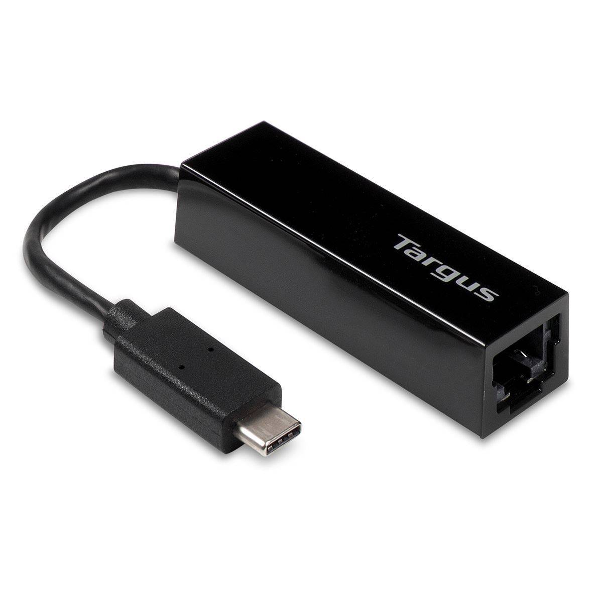 Rca Informatique - image du produit : USB-C TO GIGABIT ETHERNET ADAP BLACK PLAS/MET