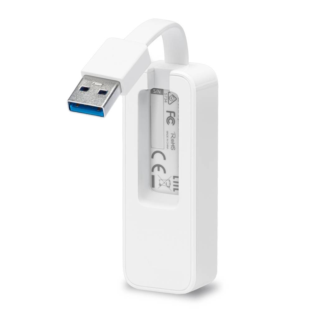 Rca Informatique - image du produit : UE300 USB3.0 TO GB ETH ADAPTER 1 PORT USB 3.0 CONNECTOR