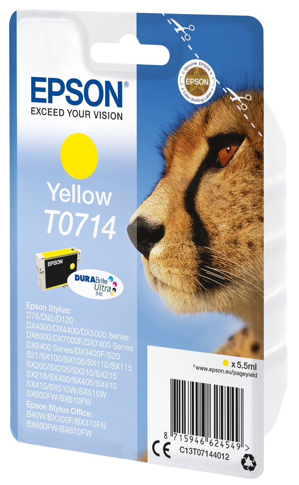 Rca Informatique - image du produit : INK CARTR DURABR MULTIPK YELLOW MULTIPACK F/ DX4050/DX5000/D92