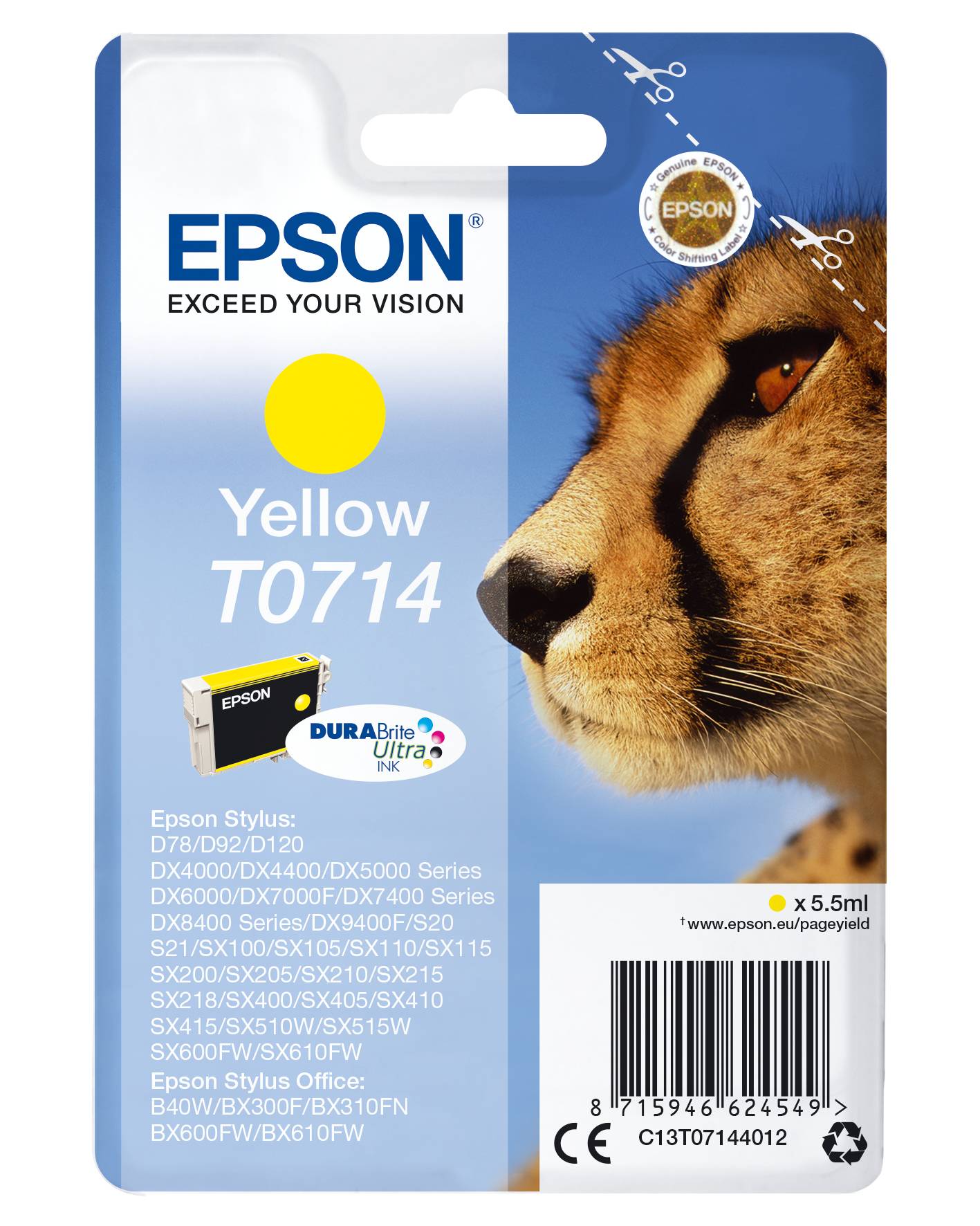 Rca Informatique - Image du produit : INK CARTR DURABR MULTIPK YELLOW MULTIPACK F/ DX4050/DX5000/D92