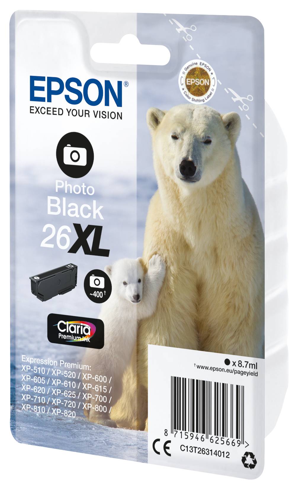 Rca Informatique - image du produit : PREMIUM INK CLARIA PHOTO BLACK .