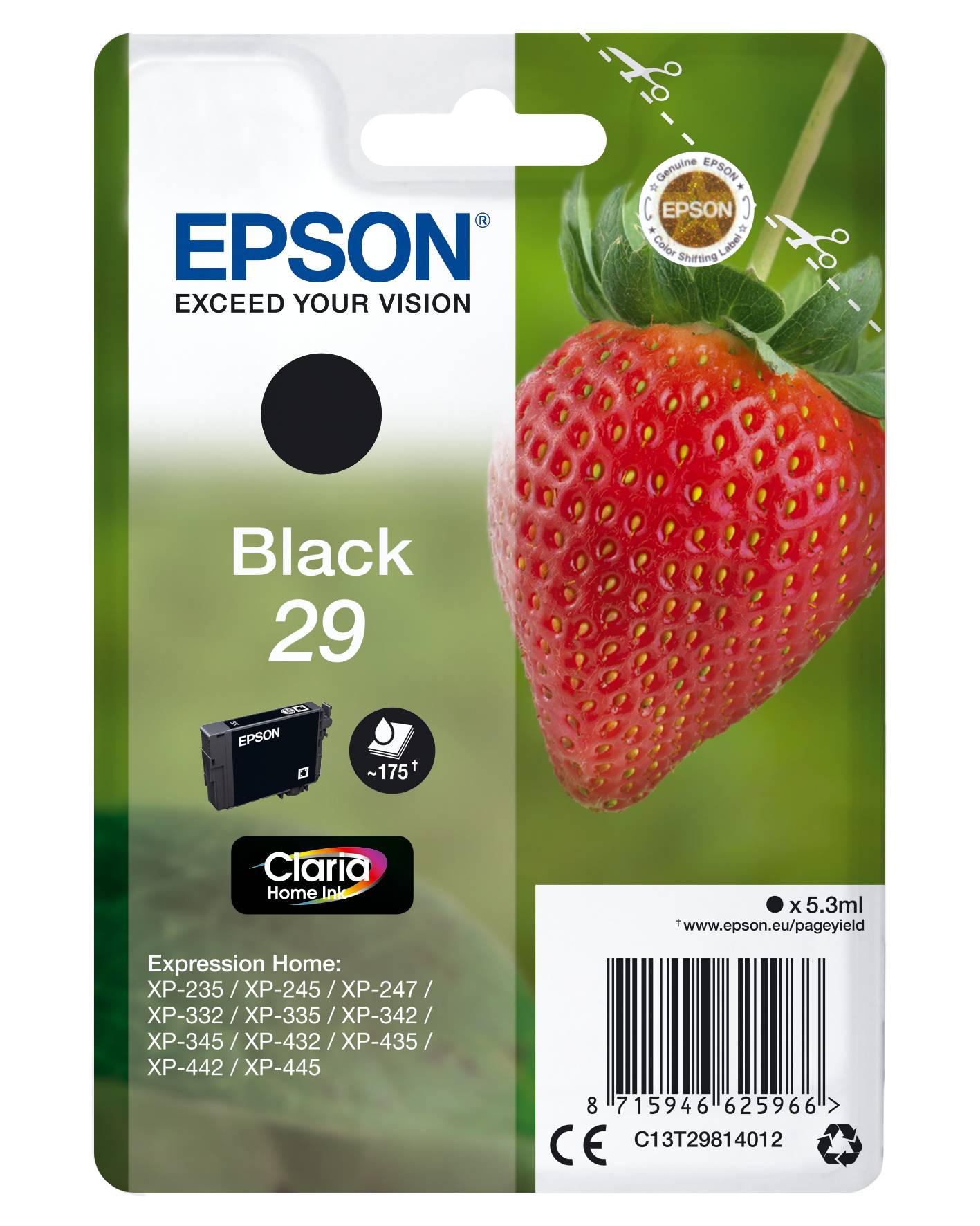 Rca Informatique - Image du produit : SGLPCK BLACK 29 HOME INK 29 RF+AM