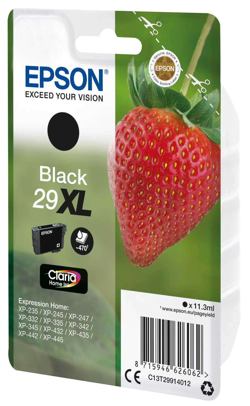 Rca Informatique - image du produit : SGLPCK BLACK 29XL HOME INK BLACK STANDARD XL