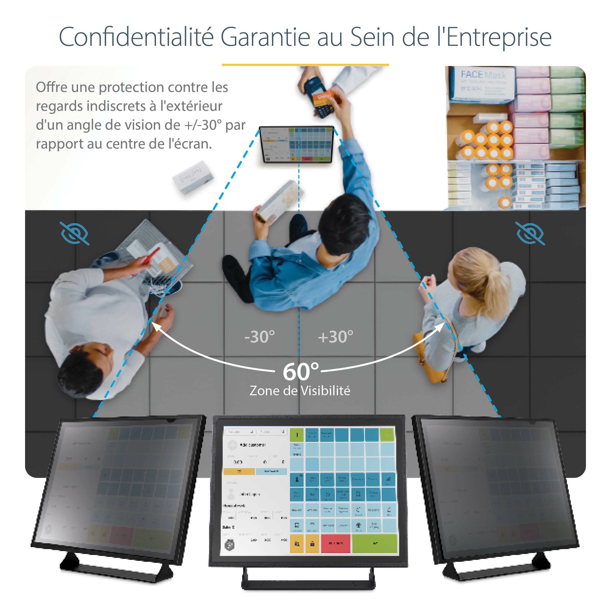 Rca Informatique - image du produit : 17IN MONITOR PRIVACY FILTER - COMPUTER PRIVACY SCREEN/PROTECTO