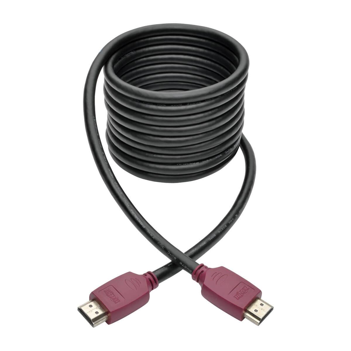 Rca Informatique - image du produit : 3.05M PREMIUM HDMI CABLE W/ ETHERNET UHD 4K 2K VIDEO AUDIO