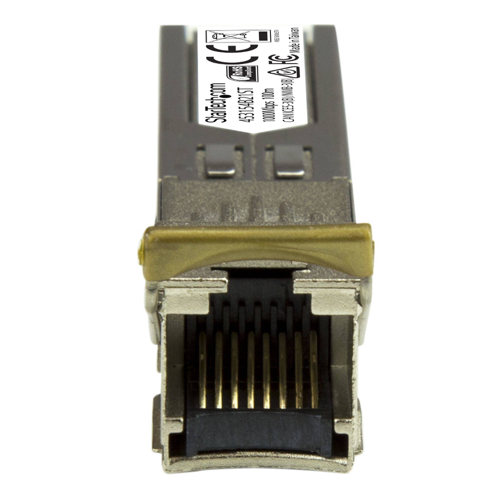 Rca Informatique - image du produit : GB RJ45 COPPER SFP TRANSCEIVER MODULE-HP 453154-B21 COMPATIBLE