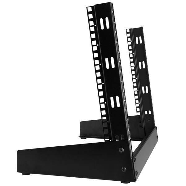 Rca Informatique - image du produit : RACK DE SERVEUR 8U 2 MONTANTS A CADRE OUVERT POUR BUREAU