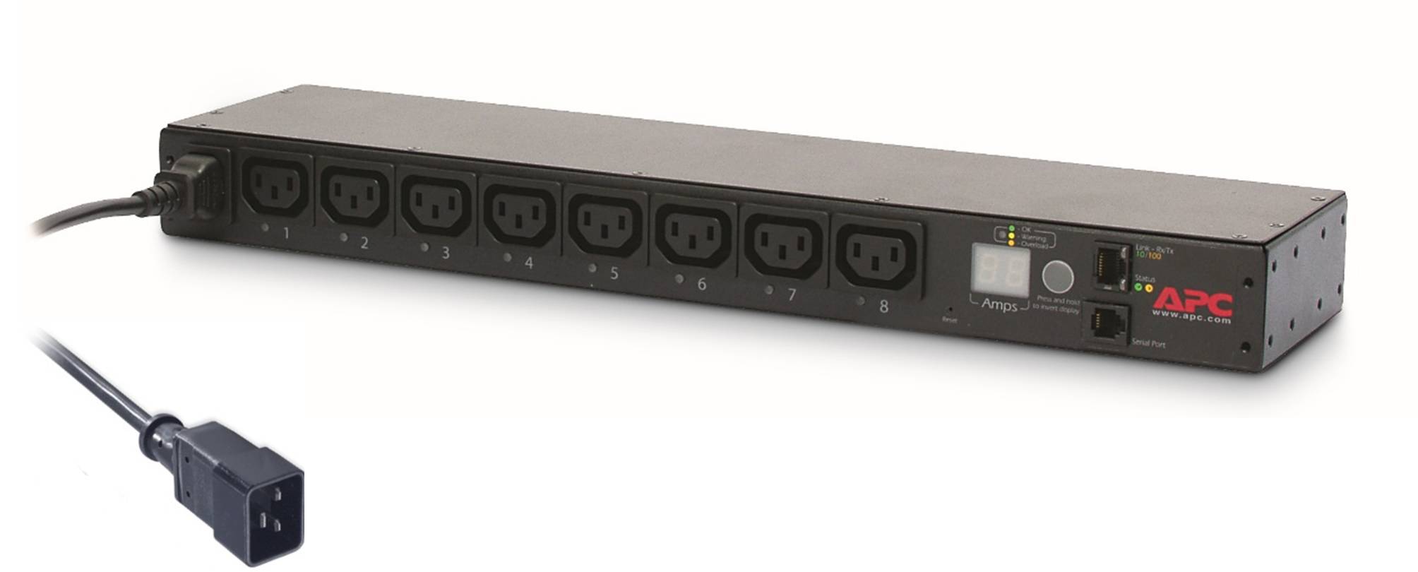 Rca Informatique - Image du produit : RACK PDU SWITCHED 1U 16A 19IN 208/230V 8 OUTPUT