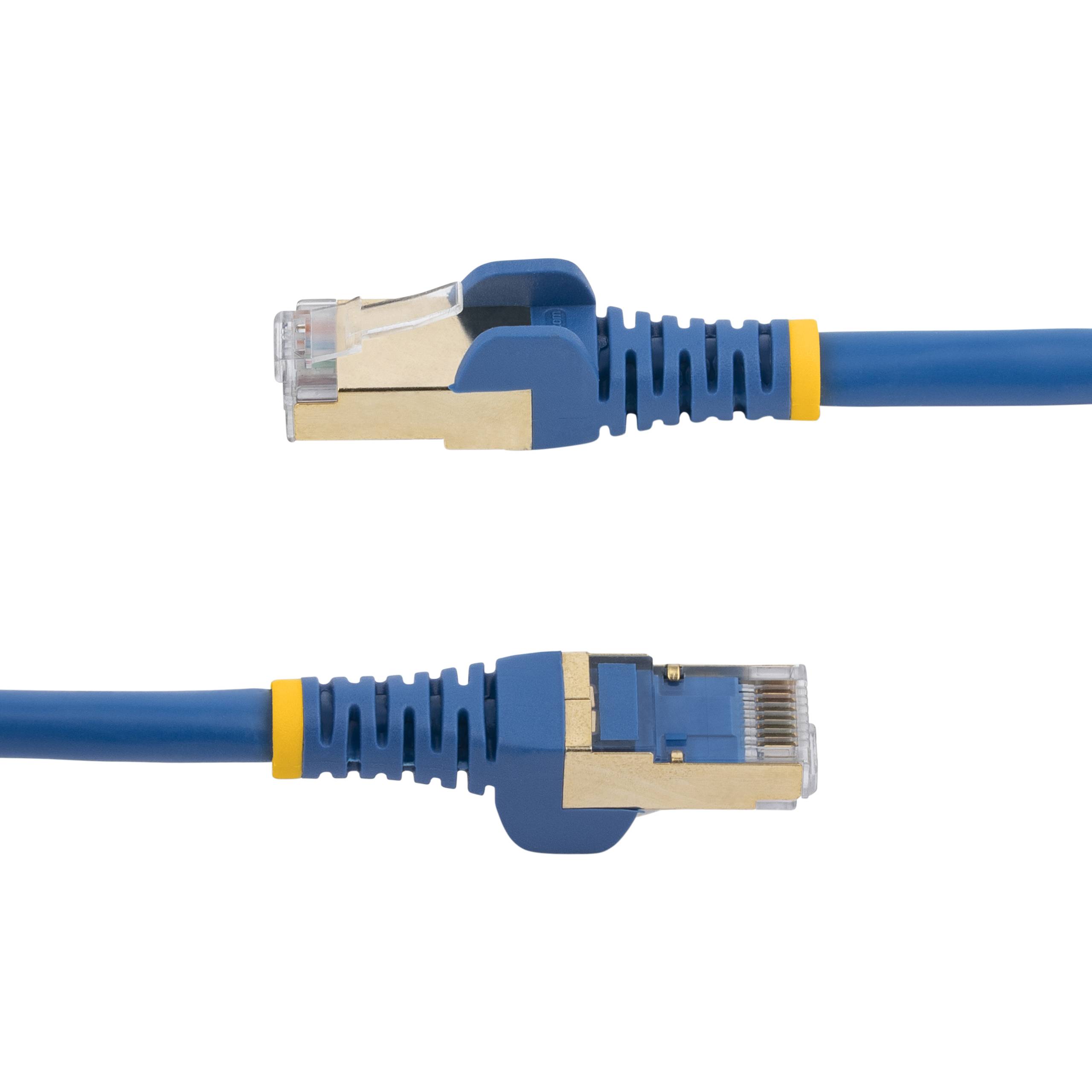 Rca Informatique - image du produit : 3M CAT6A PATCH CABLE - BLUE CAT 6A NETWORK CABLE - STP