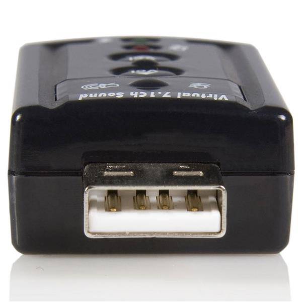 Rca Informatique - image du produit : ADAPTATEUR USB AUDIO STEREO 7.1 VIRTUEL