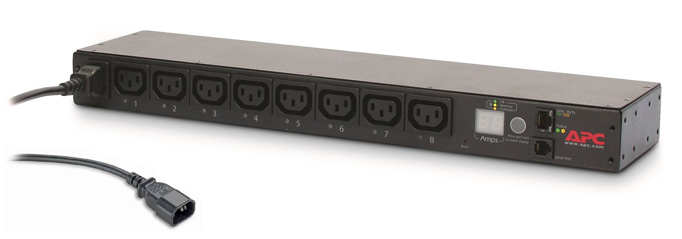 Rca Informatique - Image du produit : RACK PDU SWITCHED 1U 10A 19IN 208/230V 8 OUTPUT