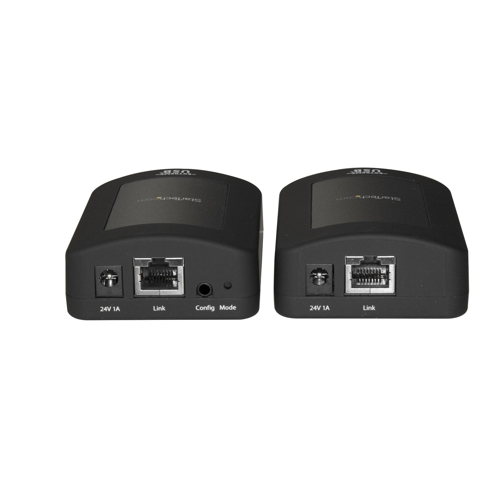 Rca Informatique - image du produit : 1PORT USB EXTENDER KIT -LOCAL OR REMOTE POWER -USB TO ETHERNET