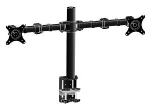 Rca Informatique - Image du produit : DUAL DESKTOP ARM CLAMP 10-30IN 100X100 HAS 10KG