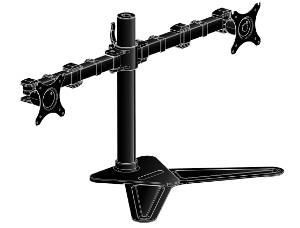 Rca Informatique - Image du produit : DUAL DESKTOP ARM STAND 10-30IN 100X100 HAS 10KG