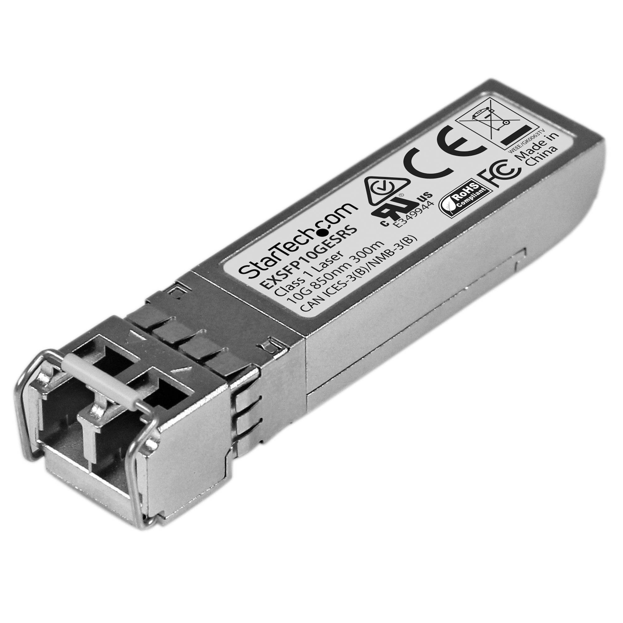 Rca Informatique - image du produit : SFP+ A FIBRE OPTIQUE 10 GBE - JUNIPER EX-SFP-10GE-SR - 300 M