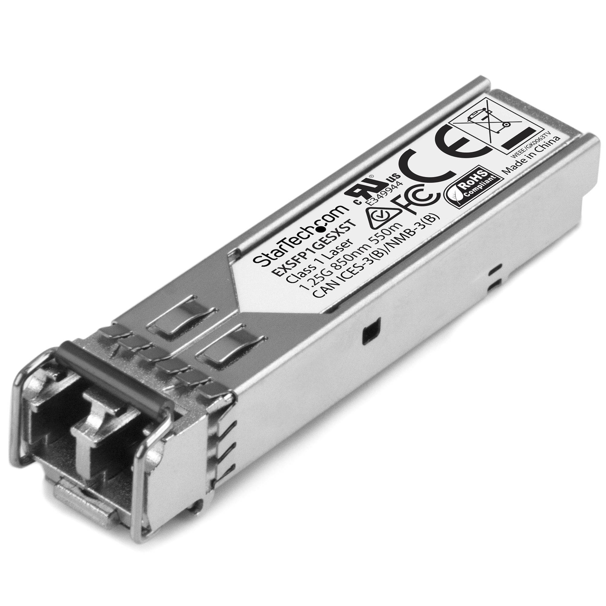 Rca Informatique - image du produit : SFP A FIBRE OPTIQUE GIGABIT - JUNIPER EX-SFP-1GE-LX - 10 KM