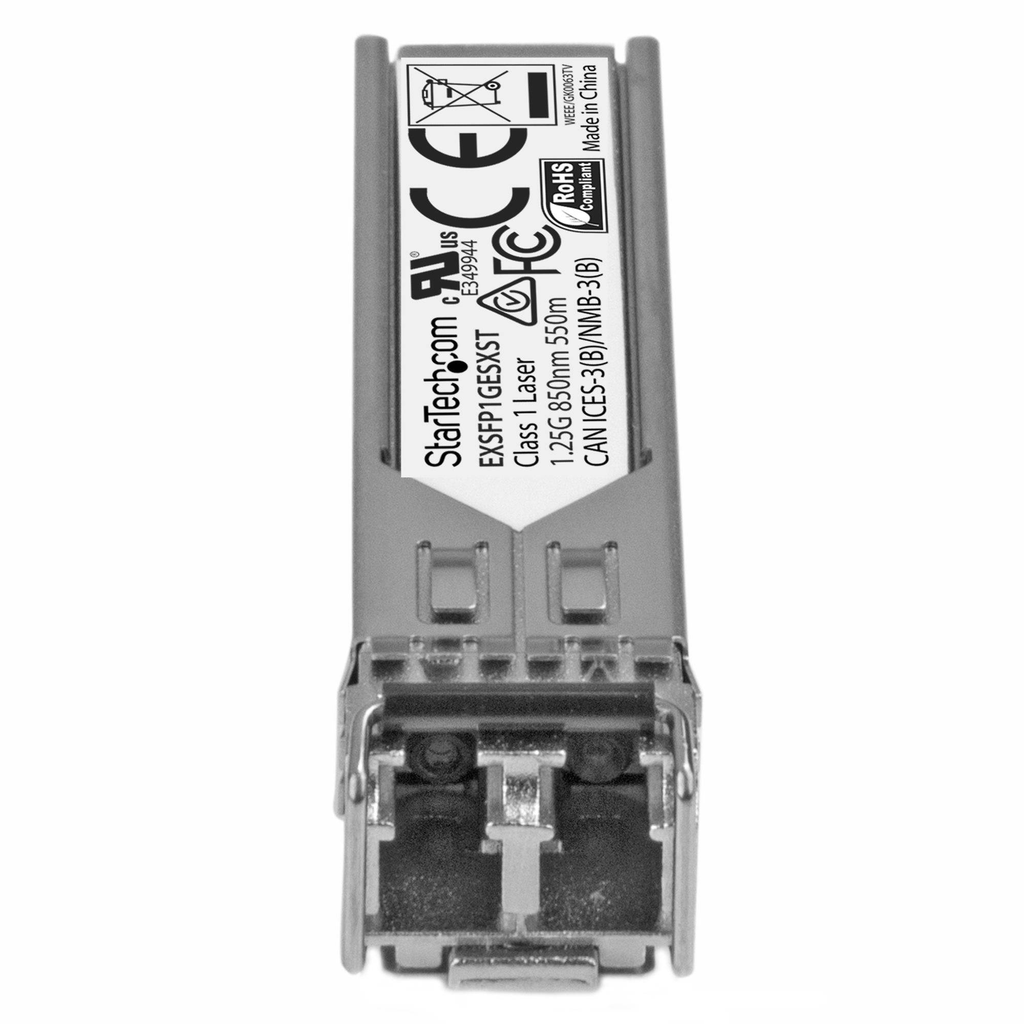 Rca Informatique - image du produit : SFP A FIBRE OPTIQUE GIGABIT - JUNIPER EX-SFP-1GE-LX - 10 KM