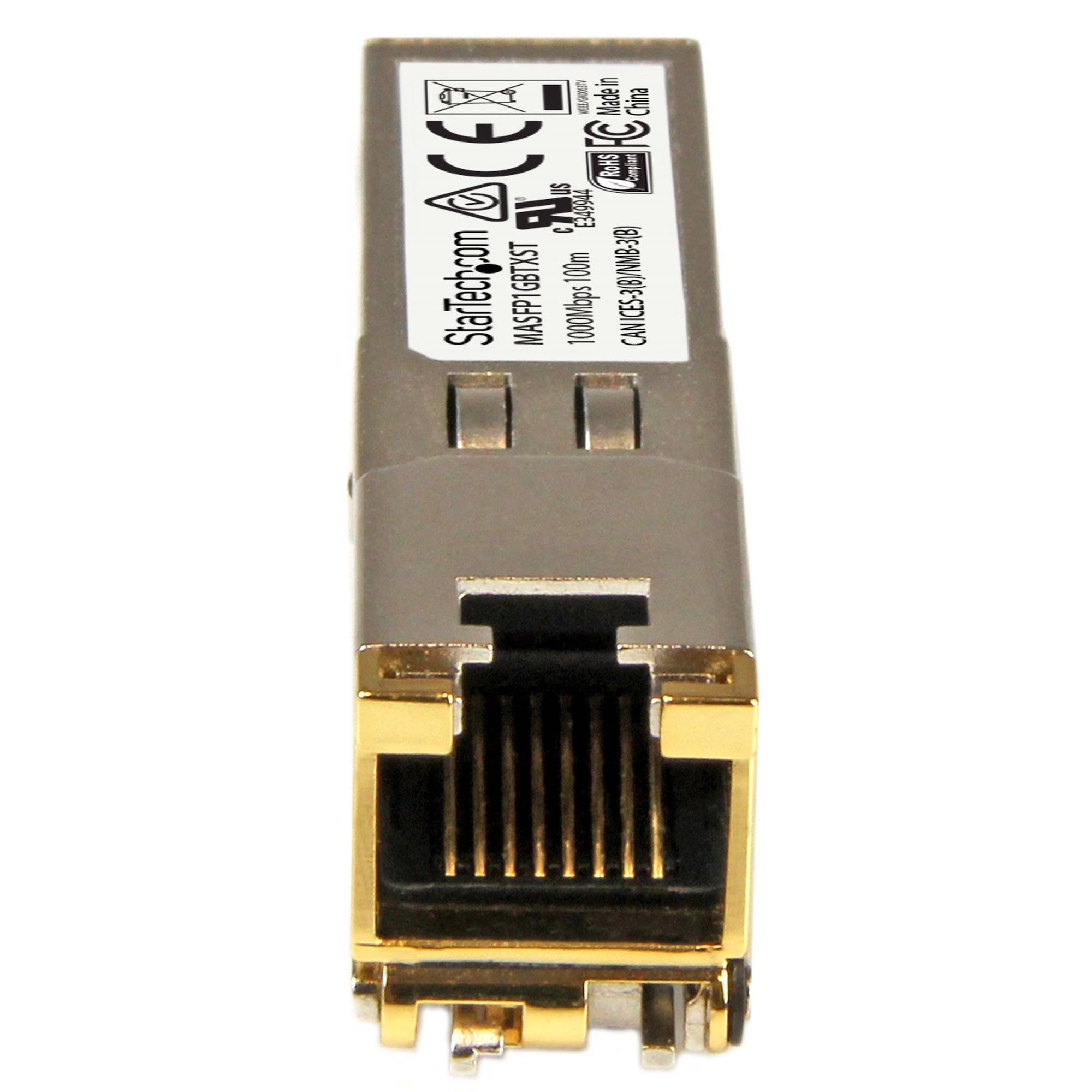 Rca Informatique - image du produit : SFP GIGABIT RJ45 EN CUIVRE - CISCO MERAKI MA-SFP-1GB-TX