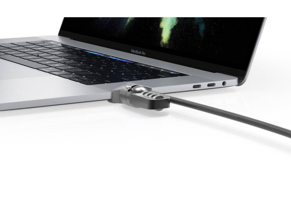 Rca Informatique - image du produit : TOUCHBAR WITH KEYED CABLE LOCK MACBOOK TOUCH - BLACK