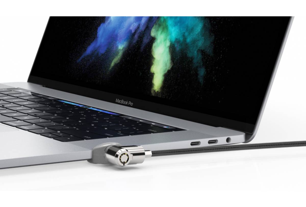 Rca Informatique - image du produit : TOUCHBAR WITH KEYED CABLE LOCK MACBOOK TOUCH - BLACK