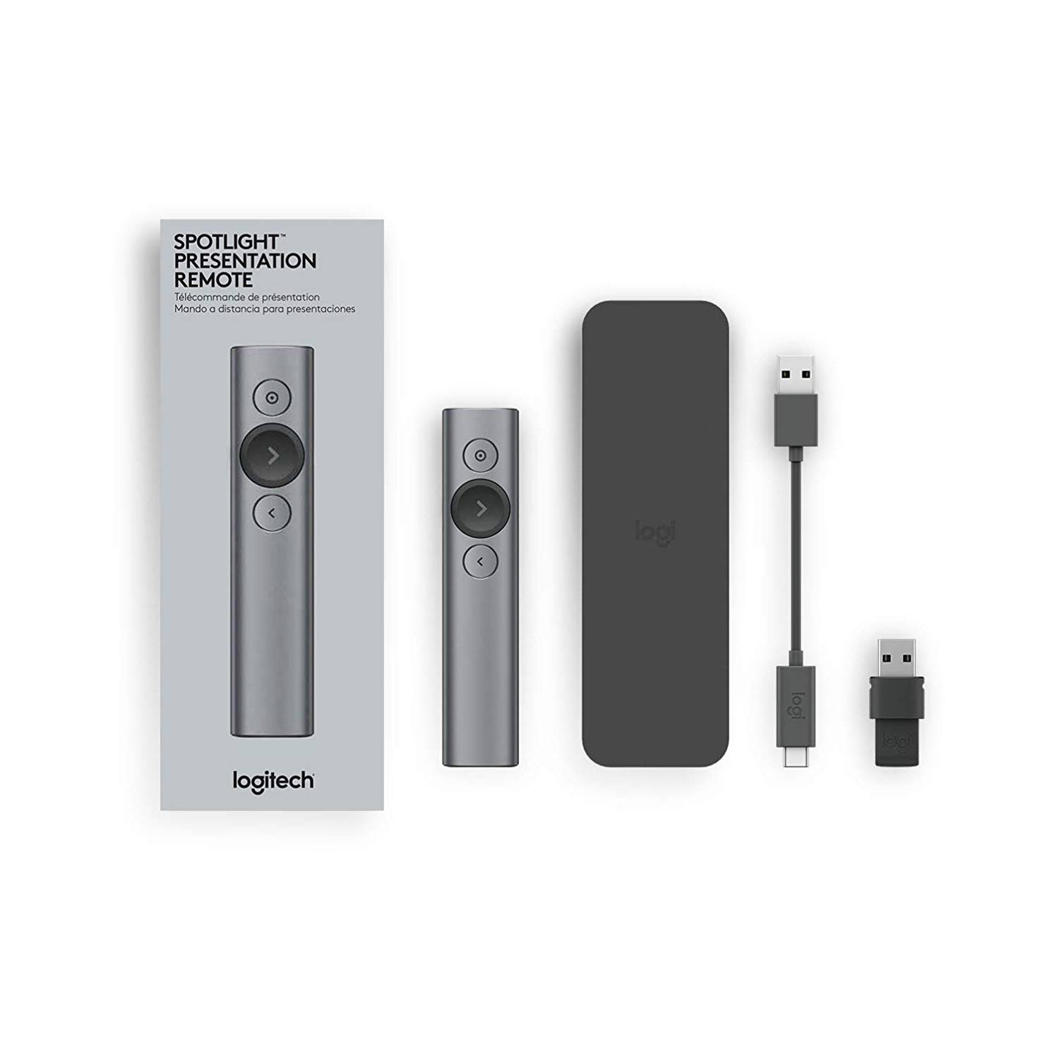 Rca Informatique - image du produit : SPOTLIGHT PRESENTATION REMOTE SLATE