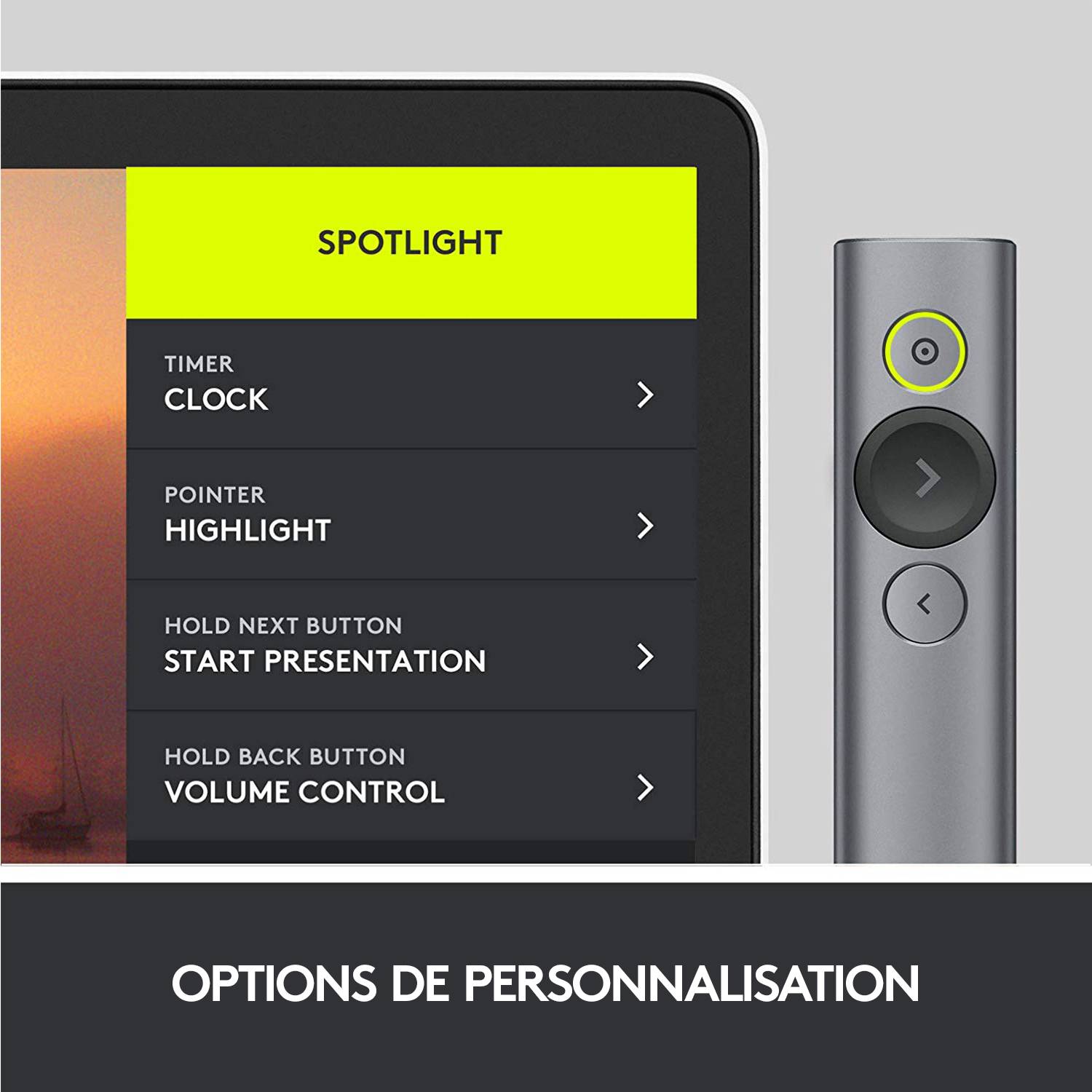 Rca Informatique - image du produit : SPOTLIGHT PRESENTATION REMOTE SLATE