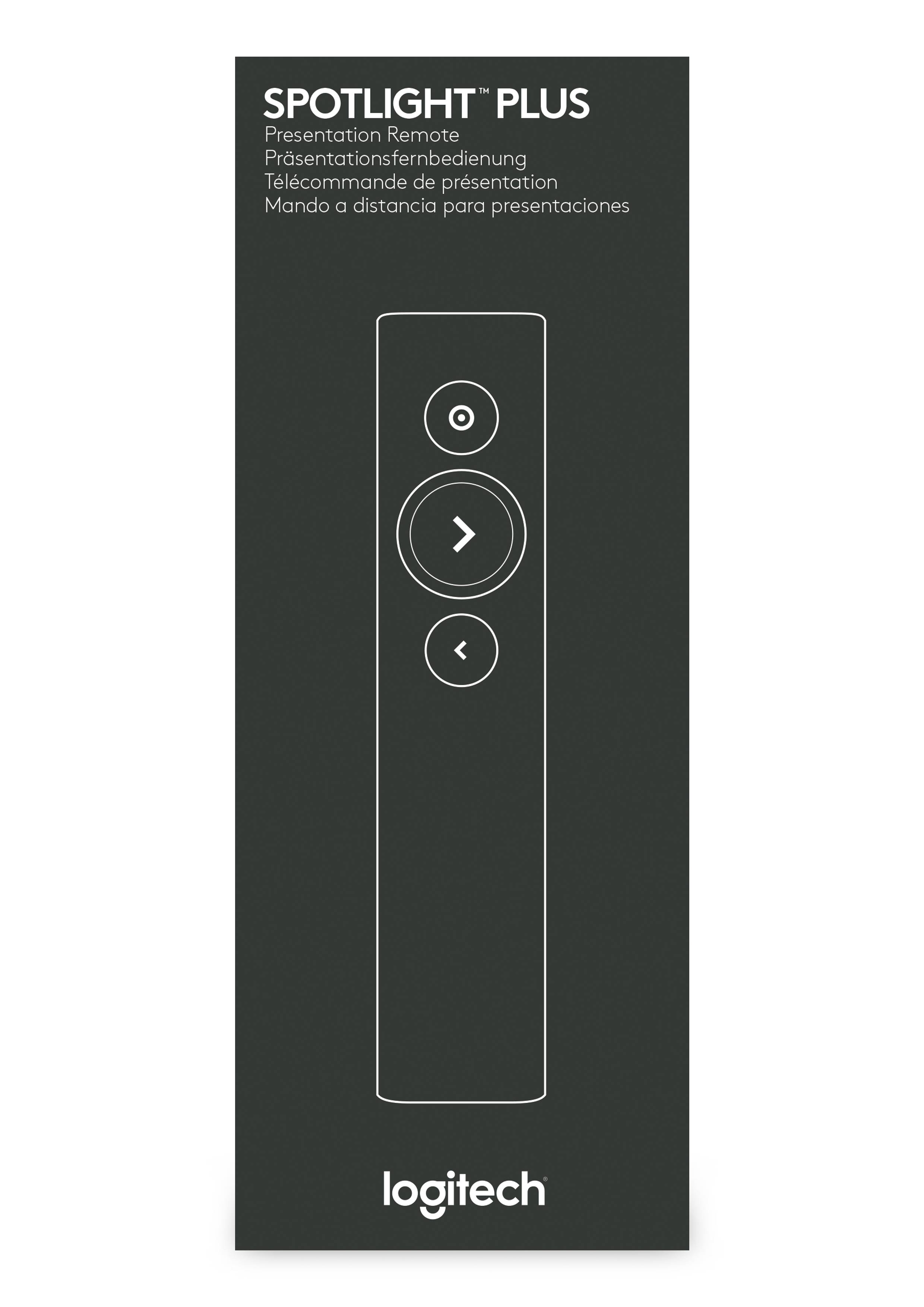 Rca Informatique - image du produit : SPOTLIGHT PRESENTATION REMOTE SLATE